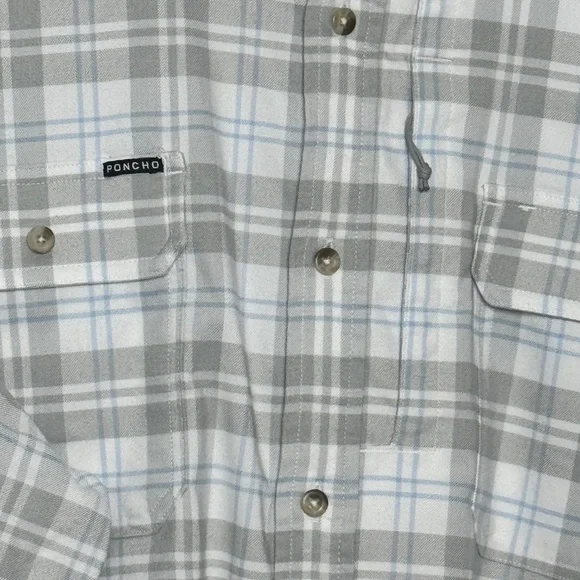 Poncho The Snowcat Utility Style Flannel Men's Sz XL - Picture 7 of 11